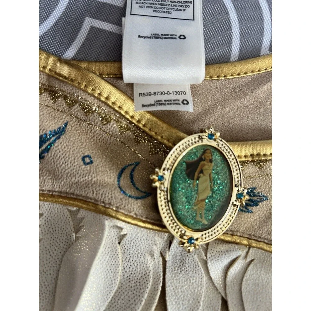 Disney Store Pocahontas Girl’s Costume, Shoes & Accessories Sz 10 Retired